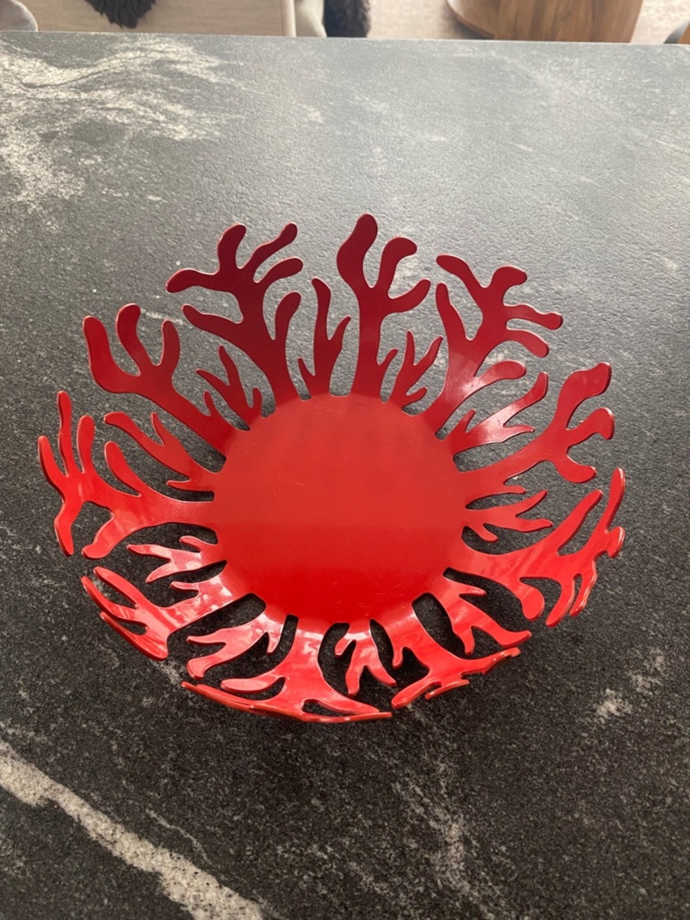 Alessi Red Mediterraneo Fruit bowl